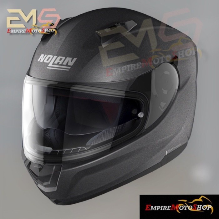 [Ori] Helm Nolan N60.6 Special Black Graphite Full Face N60 - 6 N606 Terbaru