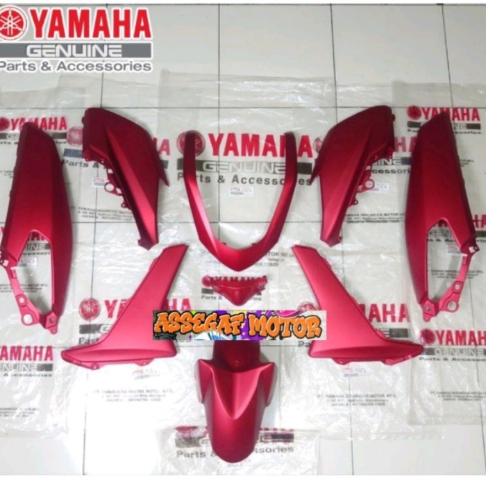 [New] Cover Full Body Halus Set Yamaha N Max Nmax Lama Old Merah Doff Ori Diskon
