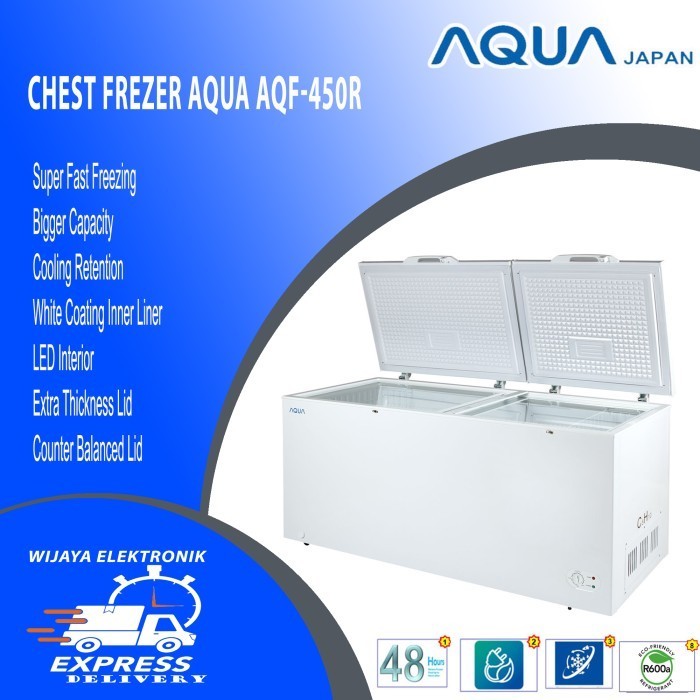[New] Chest Freezer Aqua Aqf-450R Berkualitas