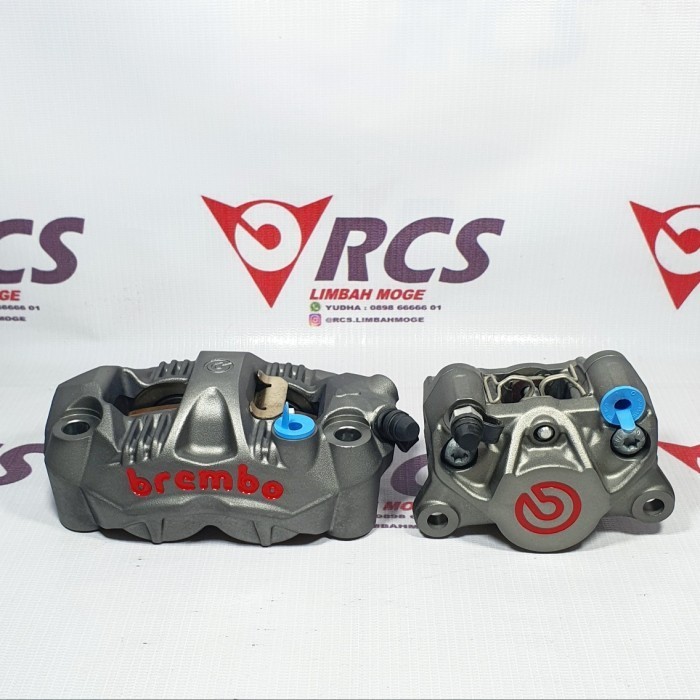 [Ori] Paket Kaliper Brembo Kawasaki Zx25R Brembo Gp4Rs  P2-34 Red Logo Terbatas