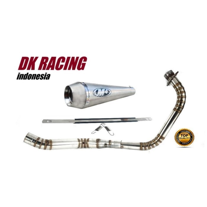 [Original] Knalpot R15 V3 150 Fullcacing M4 Titan Kenalpot Racing Berkualitas