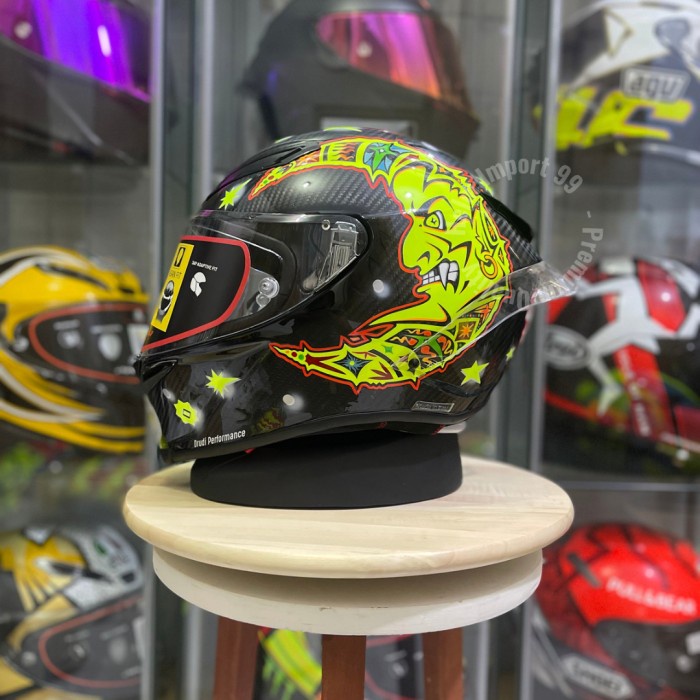 [Ori] Helm Full Face PSta Sun And Moon Bahan Carbon Original 1:1 Mirror Limited