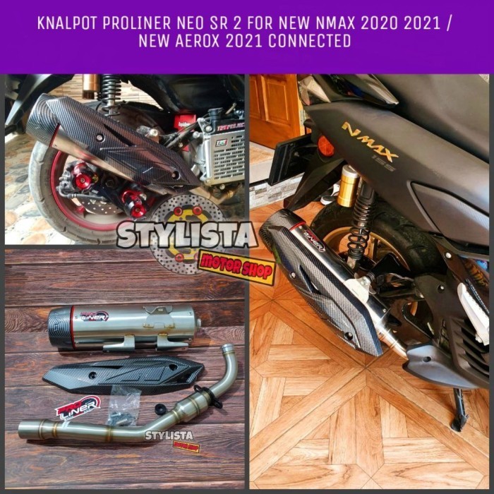[Original] Knalpot Proliner Neo Sr2 New Nmax 2020 2021 New Aerox 2021 Abs Non Abs Terbaru