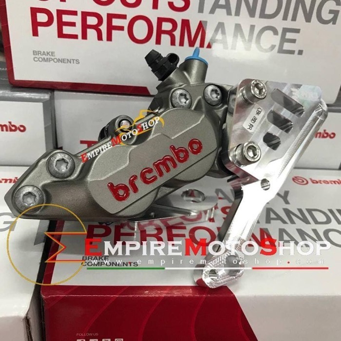 [Original] Kaliper Brembo Cbr250Rr Cbr 250 Rr 4 Piston Grey Abs Diskon