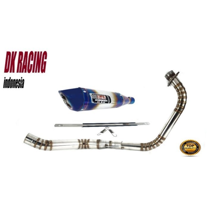 [Original] Knalpot Fulcacing Satria Fu Injection Lama Yoshimura R11 Biru 4 Limited