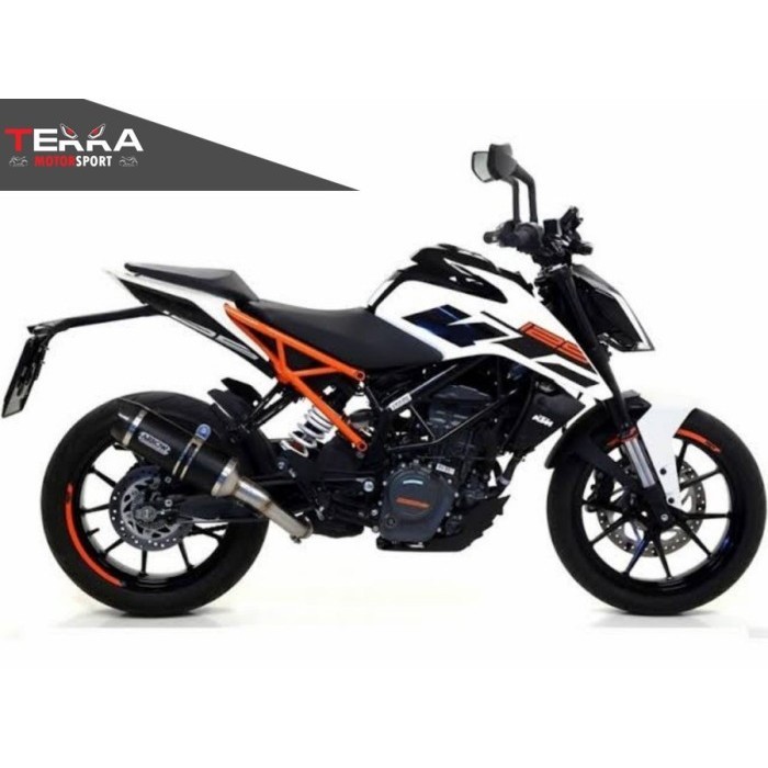 [Original] Knalpot Arrow Thunder Black Slipon Ktm New Duke Rc 250 390 Diskon