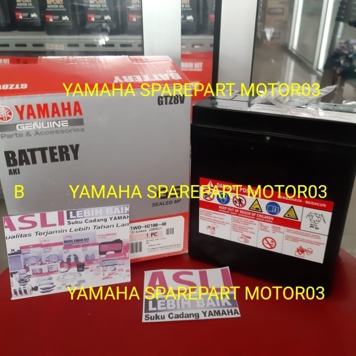 [Ori] Aki Accu Xmax R25 Dan Mt25 Asli Yamaha Terbaru