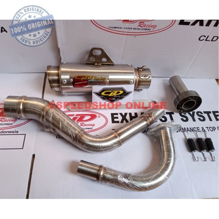 [Original] Knalpot Cld Honda Beat Karbu Beat Fi Original Type Monster Race Terbatas