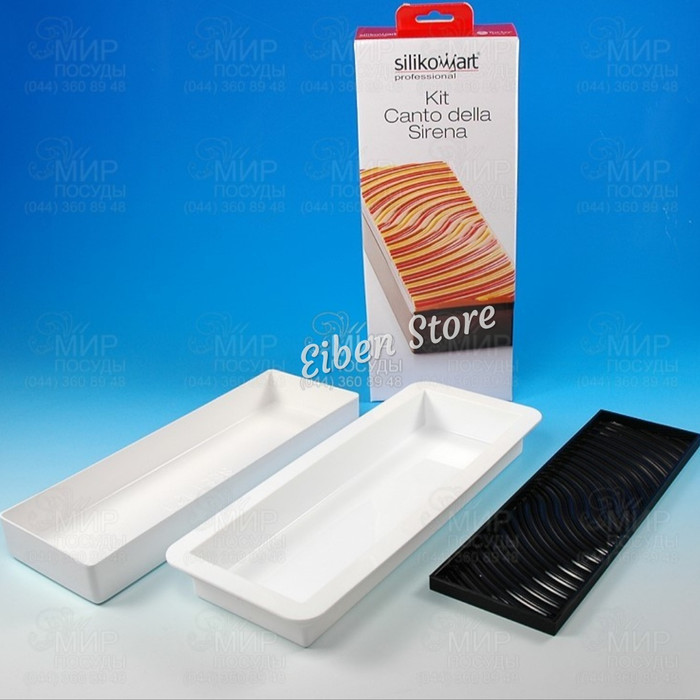 

[New Ori] Silikomart Kit Canto Della Sirena 300X100 H 36Mm Set-3 Terbatas