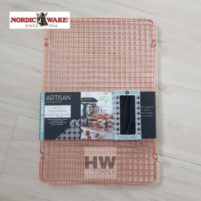 

[New Ori] Nordic Ware Stackable Cooling Rack Grids Tatakan Dry Aging Umai Limited