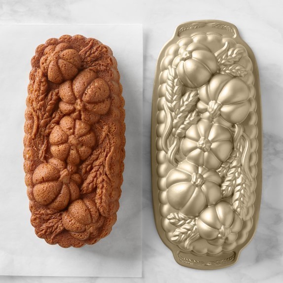 

[New Ori] Nordic Ware Wheat And Pumpkin Loaf Pan Loyang Kue Terbaru