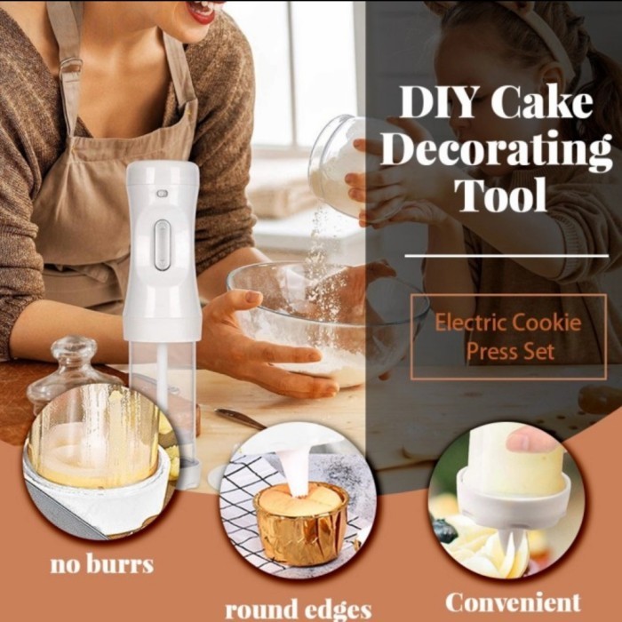 

[New Ori] Electric Cookie Press / Cetakan Cookies Dek0008 Limited