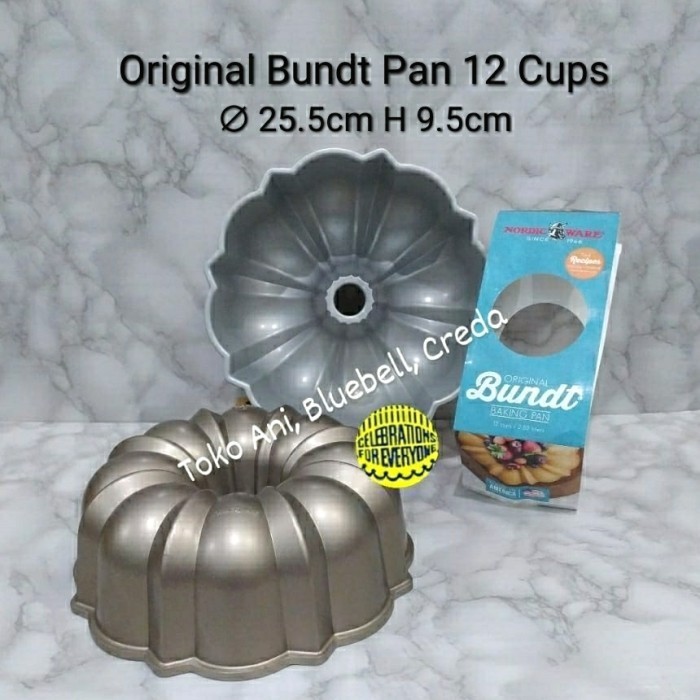 

[New Ori] Nordic Ware Original Bundt Pan 12 Cups 25.5Cm H 9.5Cm Limited
