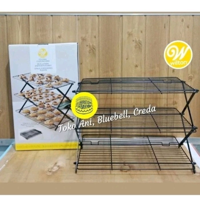 

[New Ori] Wilton 3 Tier Collapsible Cooling Rack Berkualitas