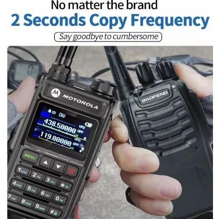 HT 999 Channels Dual Band Dua arah Radio Motorola V86T 12 Watts Walkie