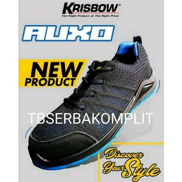 [New] Sepatu Safety Sport No 42 Auxo Krisbow 4Inch Sepatu Proyek 4 Inch 4 In Limited
