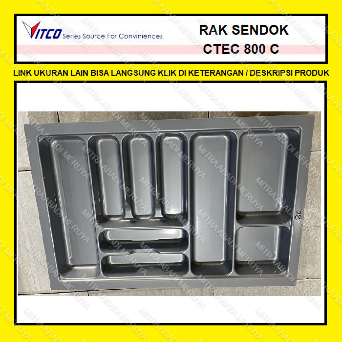 RAK SENDOK LACI VITCO CTEC 800 C LACI SENDOK