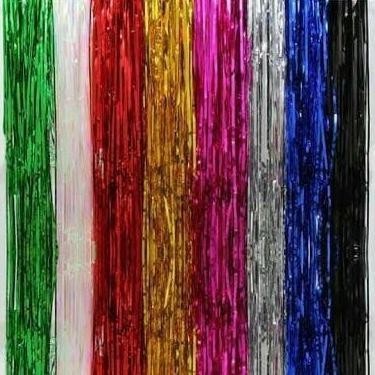 Tirai Foil Warna /Dekorasi Dinding /Curtain / Backdrop / Tirai