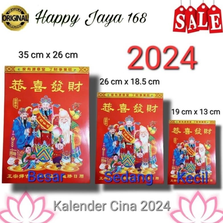 

PTR Kalender Calender Chinese Sobek Robek Harian Tahun 2024 Hongkong China Ukuran Sedang TERLARIS