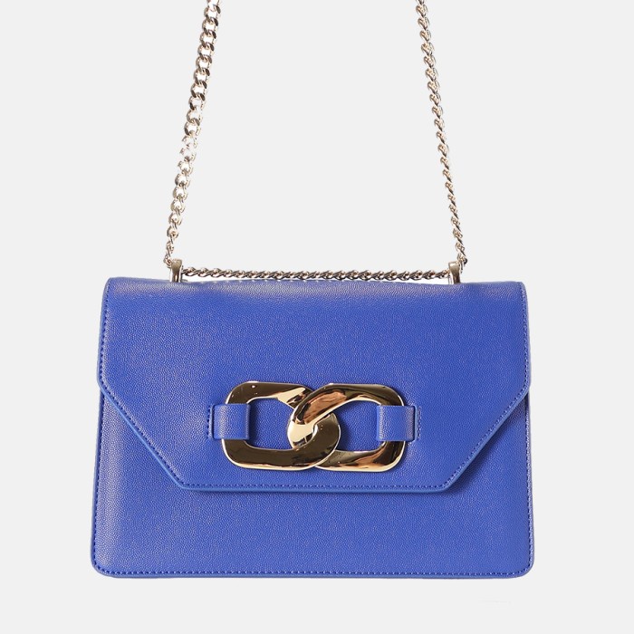 ✅New Cb Thys Cross Gold Chain Bag Navy Terbatas