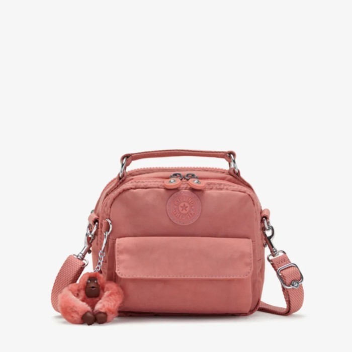 ✅New Kipling Puck Original Shoulder Bag Wanita - Blod Blush Diskon