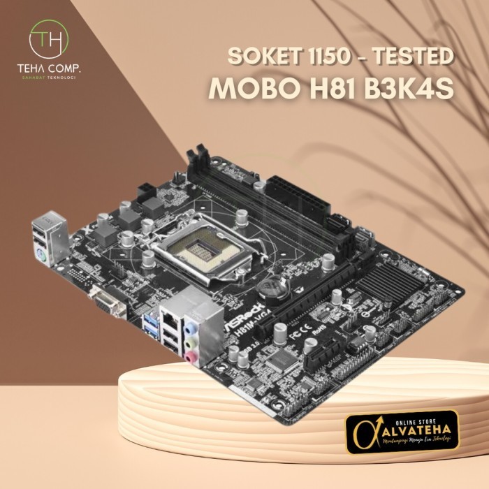 Motherboard H81 Soket 1150 Ddr3 Core I5 Gen 4 Mainboard Ci3 Mobo Ci5