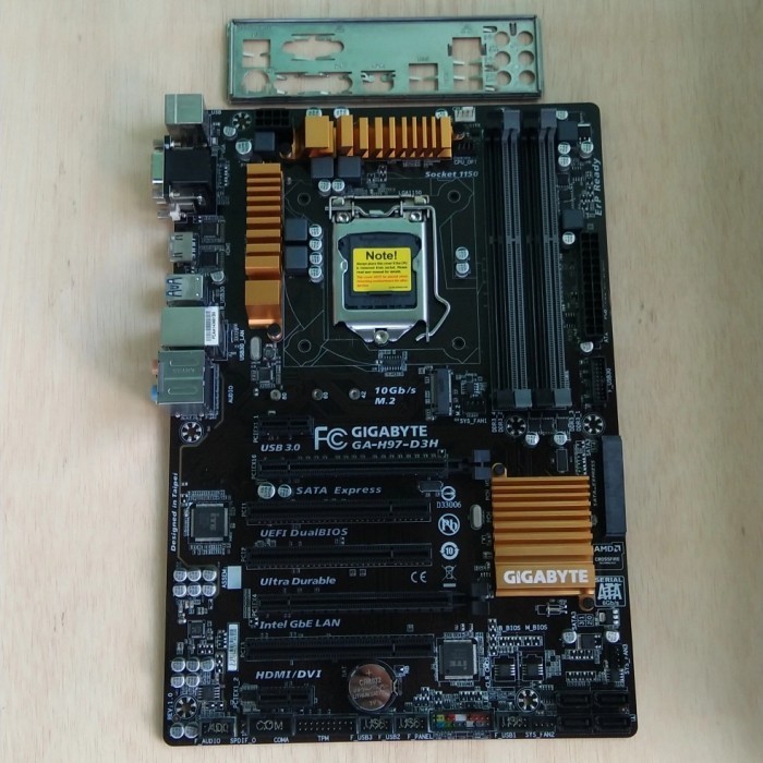 MOBO/MOTHERBOAD GIGABYTE H97 D3H - ATX M2.SATA / 4 SLOT RAM DDR3