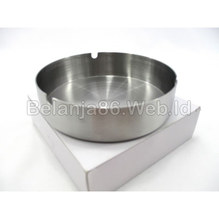 Promo Ash Tray Stainless Steel - Asbak Ss Besar