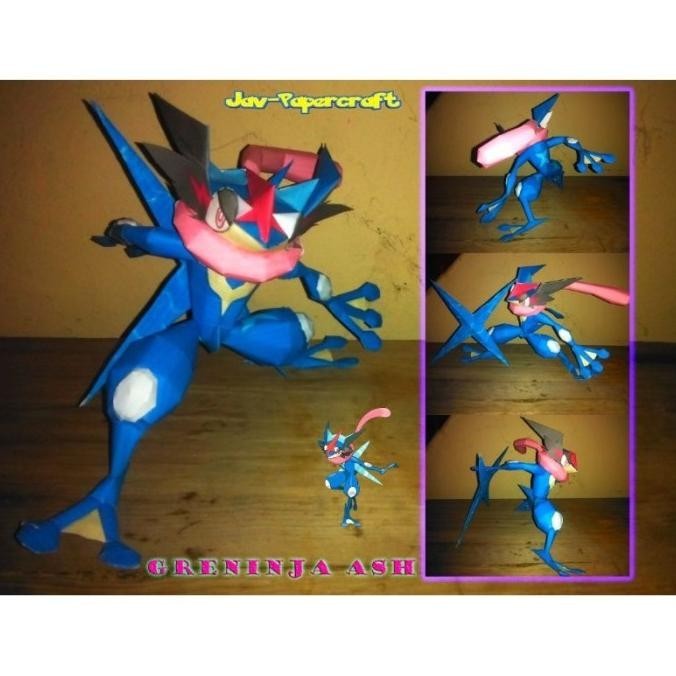 

Pokemon Greninja Ash Papercraft