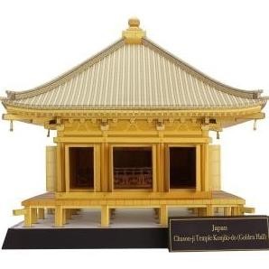 

DIY Miniatur Papercraft Chuson-ji Temple Konjiki-do Jepang