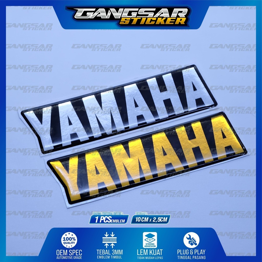 Emblem tangki yamaha / logo tangki yamaha / emblem tangki yamaha rx king