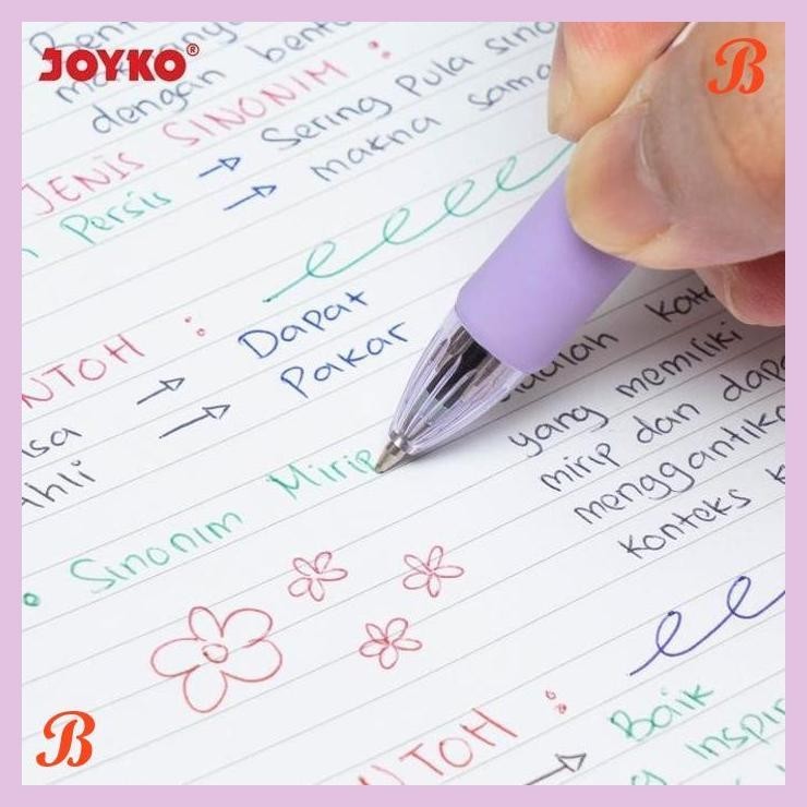 

| KG | JOYKO BALL PEN 4 COLOURS QUACO 5 BOLPEN 4 WARNA WARNI JOYKO BP-366