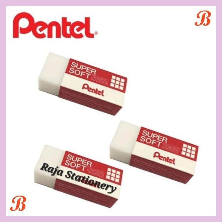 

| KG | PENTEL ERASER WHITE DUST FREE PENGHAPUS PENTEL UJIAN KOMPUTER BERSIH