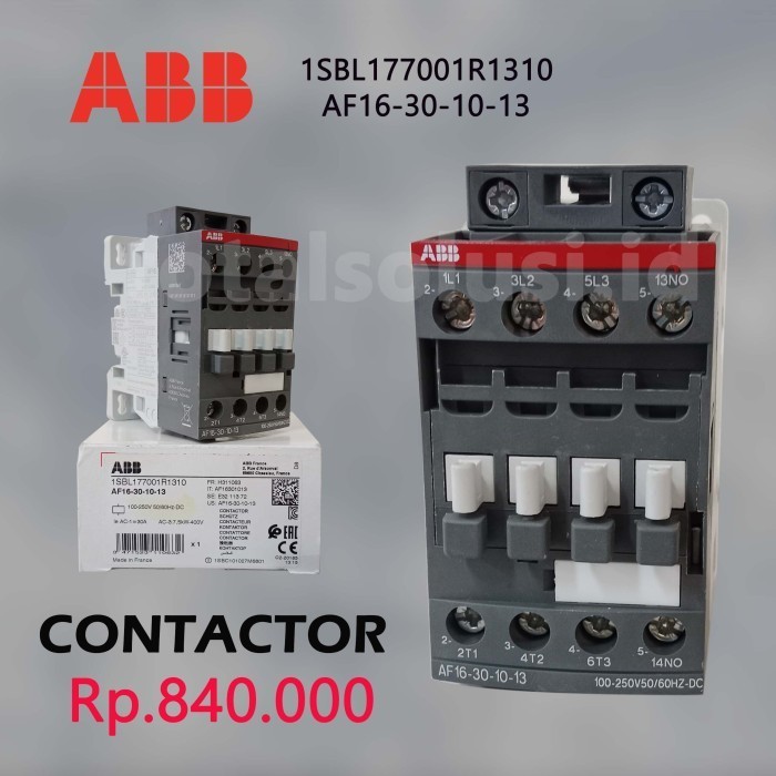 [New Ori] Abb Af16-30-10-13 100-250V50/60Hz-Dc Contactor 1Sbl177001R1310 Limited
