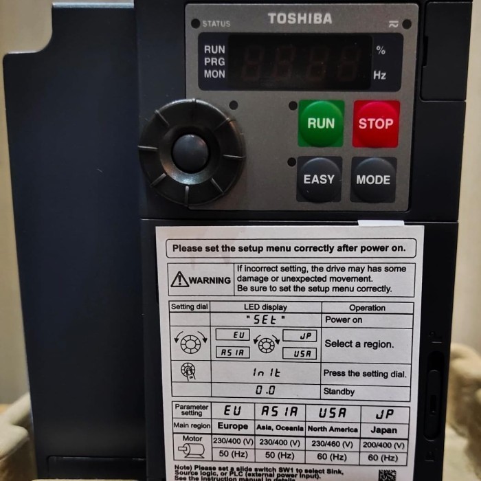 [New Ori] Inverter Toshiba Vfs15-2015Pm-W1 220V / Toshiba Inverter Berkualitas