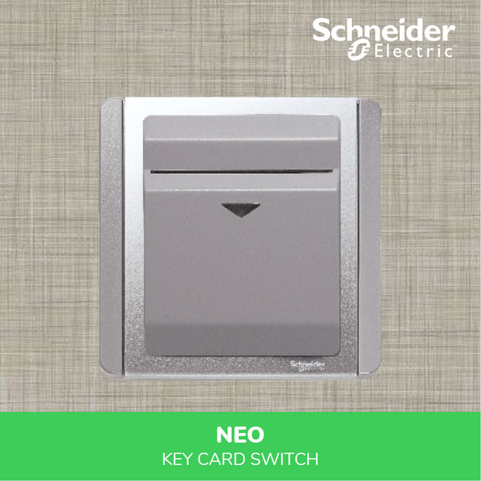 [New] Schneider Saklar Hotel Key Card Switch Neo - E3031Ekth_Gs Limited