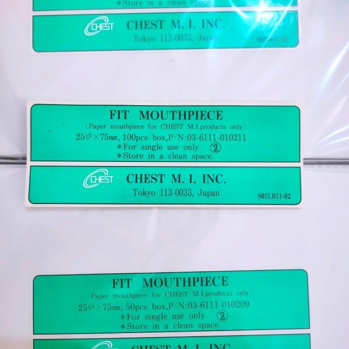 [New] Mouthpiece Spirometri / Corong Limited