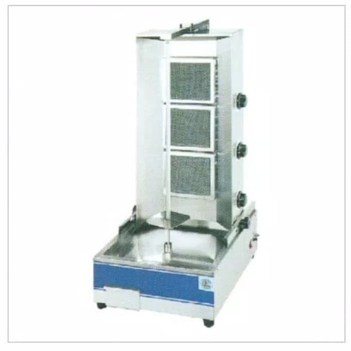 [New] Hgv-791 Getra Gas Kebab Grill Low Pressure Hgv791 New Stainless Terbatas