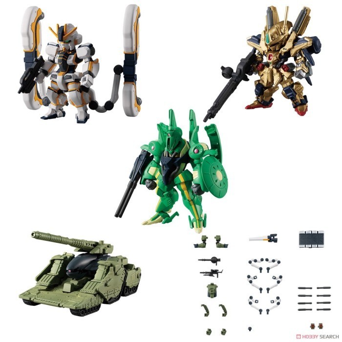 [Ori] Fw Gundam Converge #Plus03 Set Of 5 Terbaru