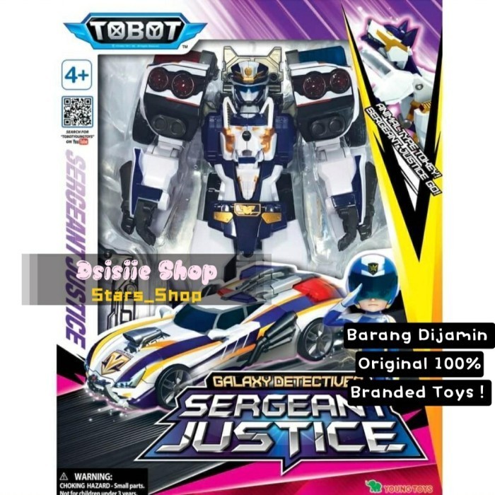 [Ori] Tobot Galaxy Detectives Sergeant Justice Young Toys Original / Robot Terbaru