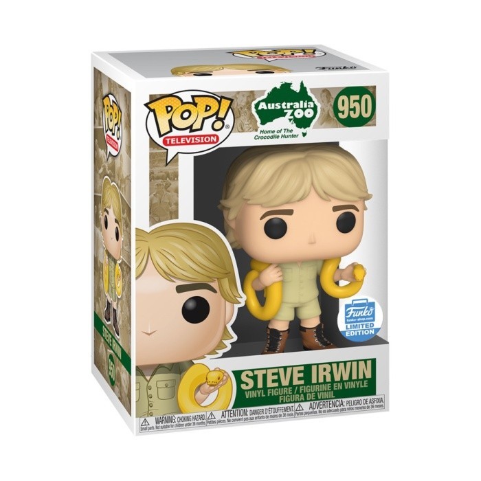 [Ori] Funko Pop Excluisve Funko Shop Australian Zoo - Steve Irwin With Snake Limited