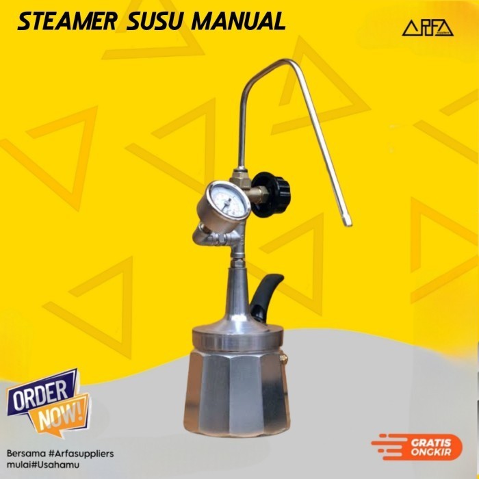 [New] Red Steamer Pemanas Susu Manual Bellman Berkualitas