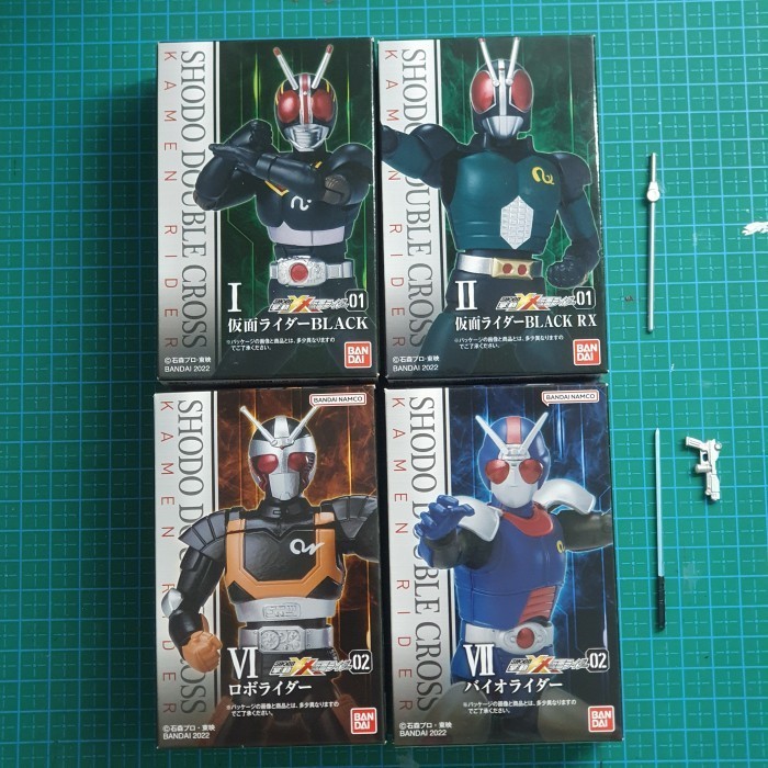 [Ori] Shodo Xx Kamen Rider Black  Rx Bio Robo  Extra Parts Berkualitas