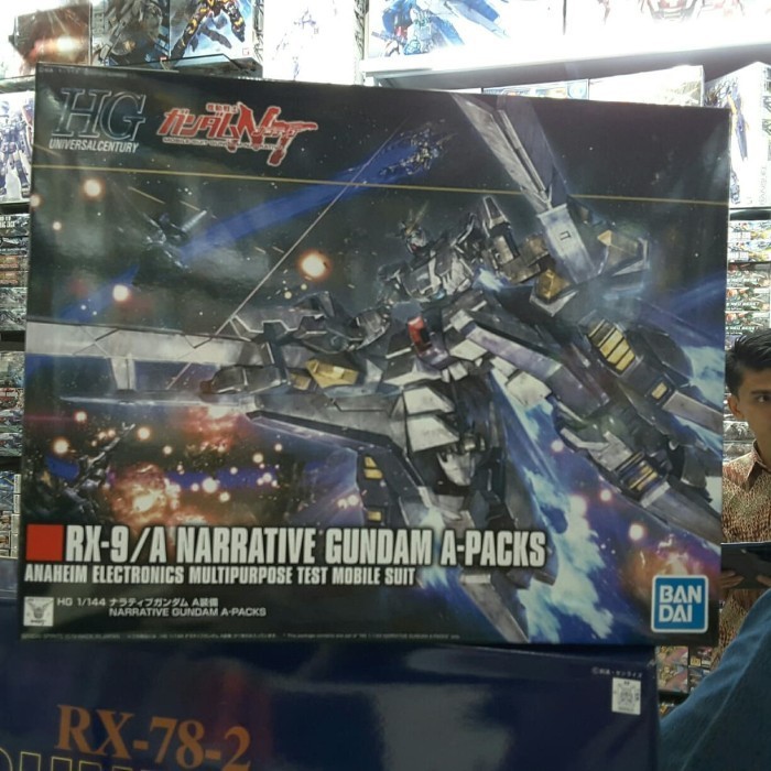 [Original] Hg 218 Rx-9/A Narrative Gundam A-Packs 55365 Terbaru