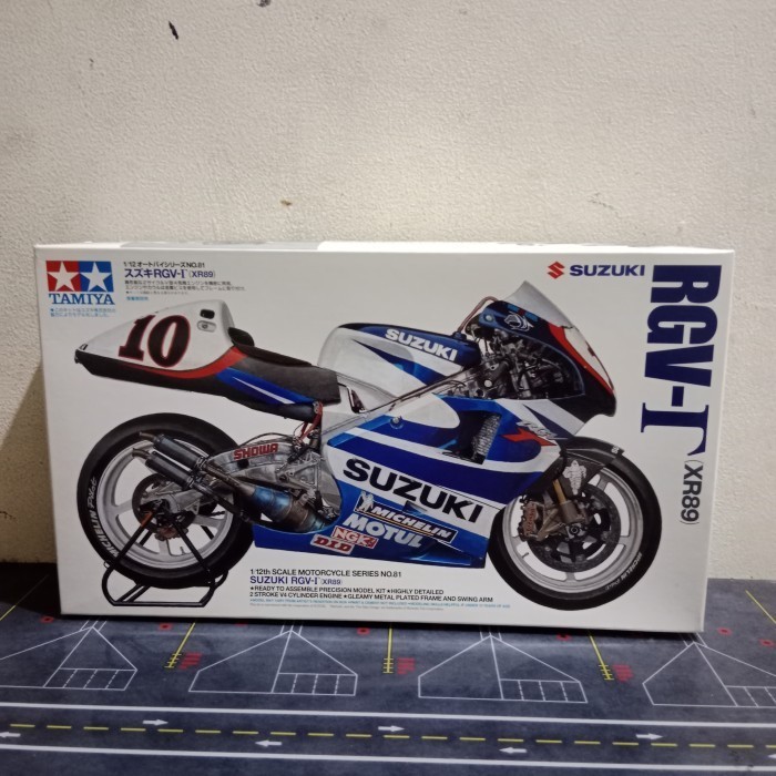 [Original] Tamiya Model Kit Suzuki Rgv - R Xr89 No. 10/No.9 Skala 12 Terbaru