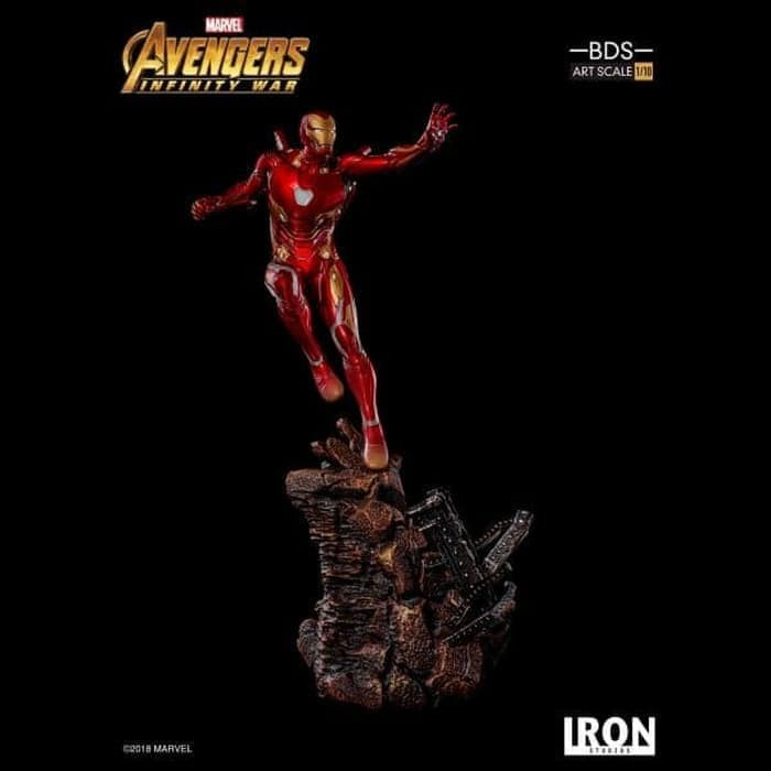 [Original] Iron Studios Iron Man Mark 50 Infinity War Bukan Hot Toys Terbatas