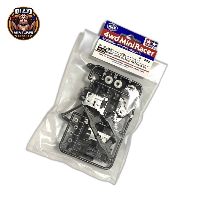 [Original] Tamiya Mij Carbon Reinforced Super Fm Chassis Set Sfm #95239 Diskon