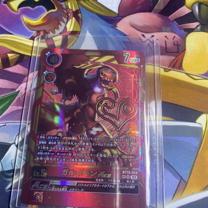 ✅Baru Kartu Digimon Bt15 Exceed Apocalypse Garudamon Ace P-Sr Sp Parallel Diskon