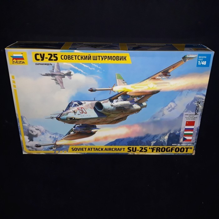 [Original] Model Kit Zvezda 1/48 Su-25 Frogfoot Terbatas