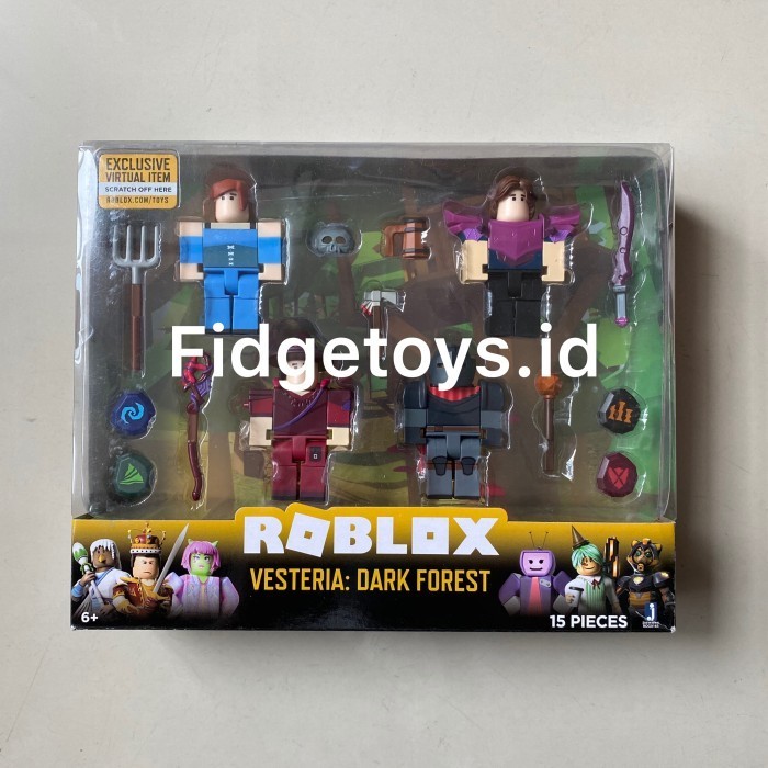 [Ori] Roblox Celebrity Collection - Vesteria : Dark Forest Four Figure Pack Berkualitas